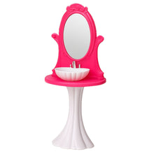 Koupelnový set pro panenky – vana, záchod, umyvadlo se zrcadlem