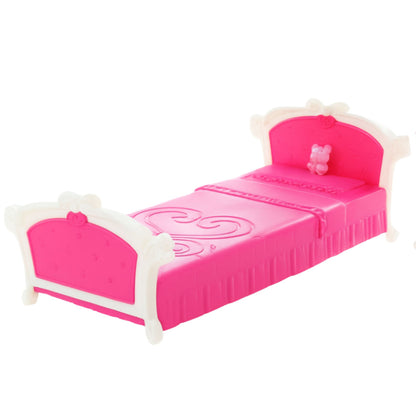 Nábytek pro panenky – postel, toaletní stolek a židle