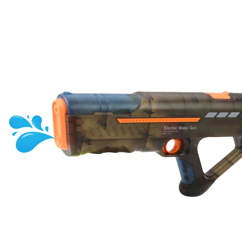 Elektrická vodní pistole 55 cm s dobíjecí baterií – černá