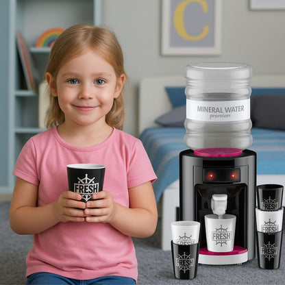 Dětský dávkovač vody se světlem a zvukem – růžový