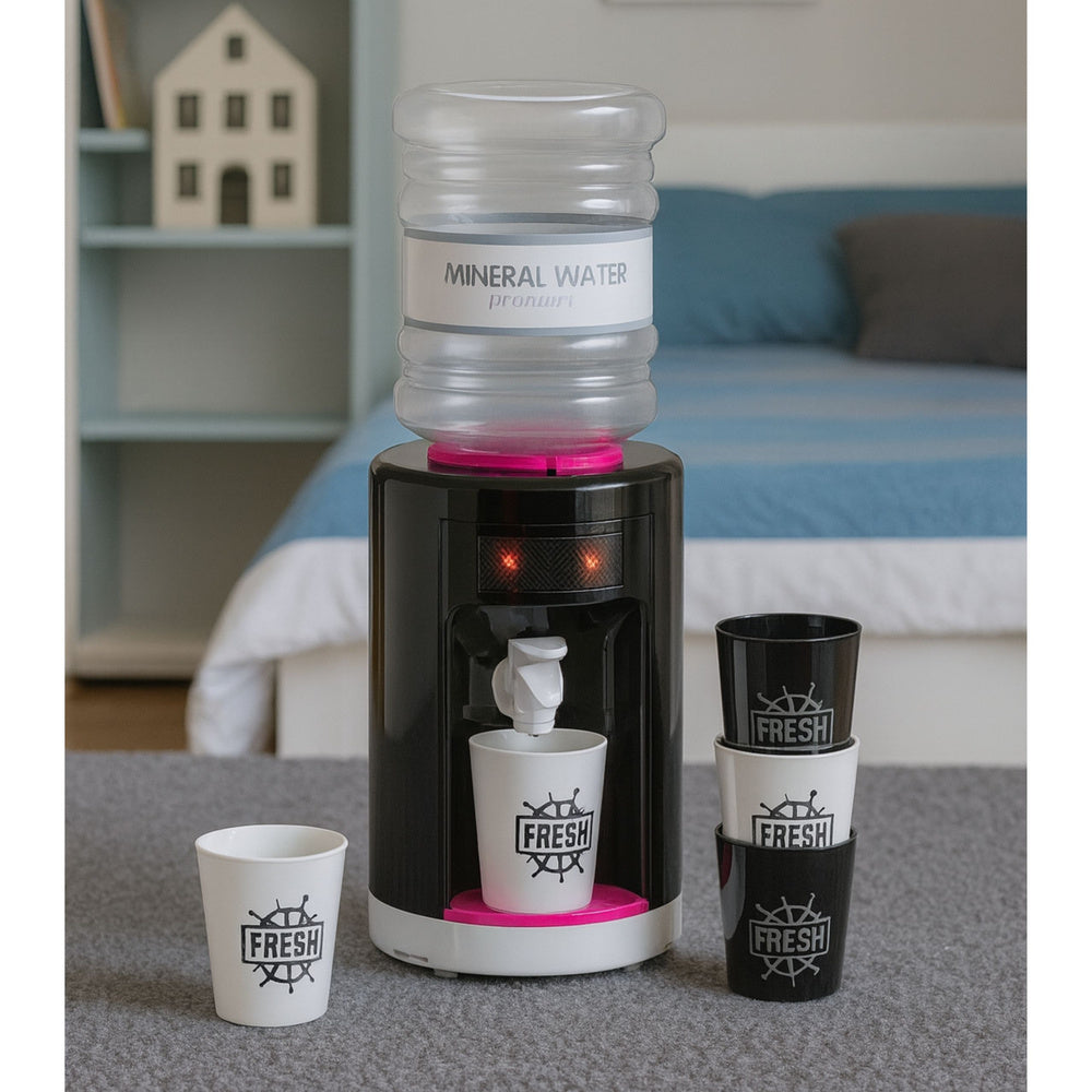 Dětský dávkovač vody se světlem a zvukem – růžový