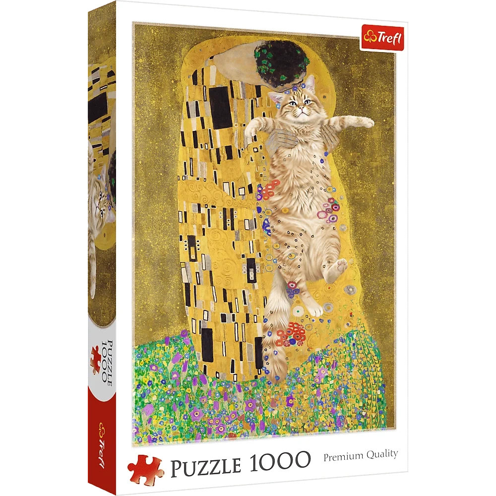 Puzzle 1000 dílků – Purrfect Kiss – Trefl
