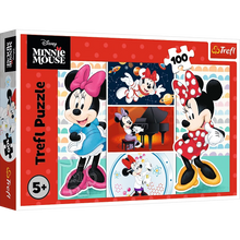 Puzzle 100 dílků Veselá Minnie – Disney Trefl