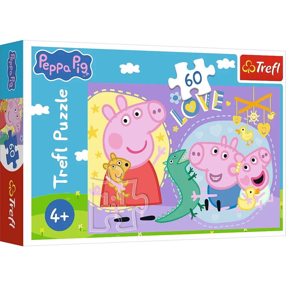 Puzzle Prasátko Peppa – 60 dílků pro děti od 4 let