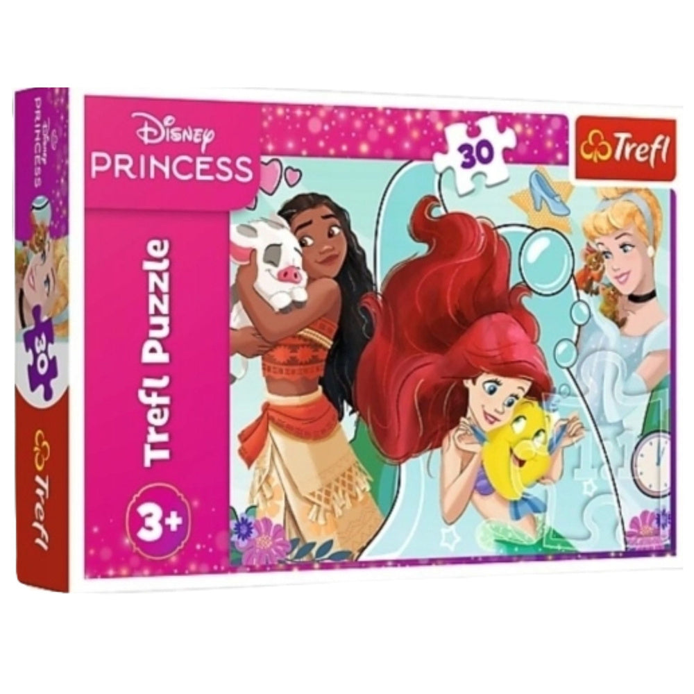 Puzzle Disney Princezny – 30 dílků, krásné a odvážné – Trefl