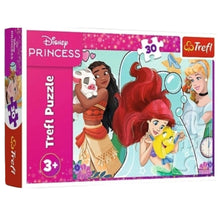 Puzzle Disney Princezny – 30 dílků, krásné a odvážné – Trefl