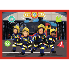 Puzzle 4v1 Dobrodružství požárníka Sama – Trefl