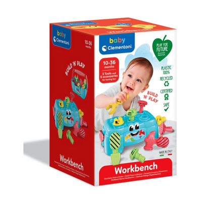 Dětský pracovní stůl s nářadím pro malé kutily – Clementoni