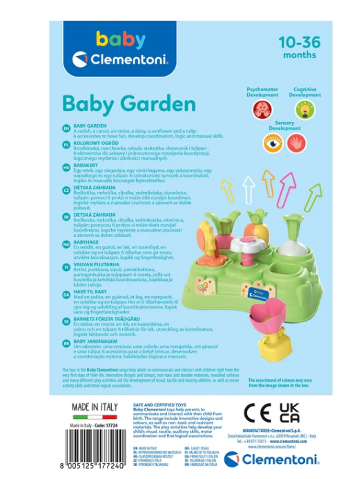 Barevná zahrada s tvary a barvami pro děti – Clementoni