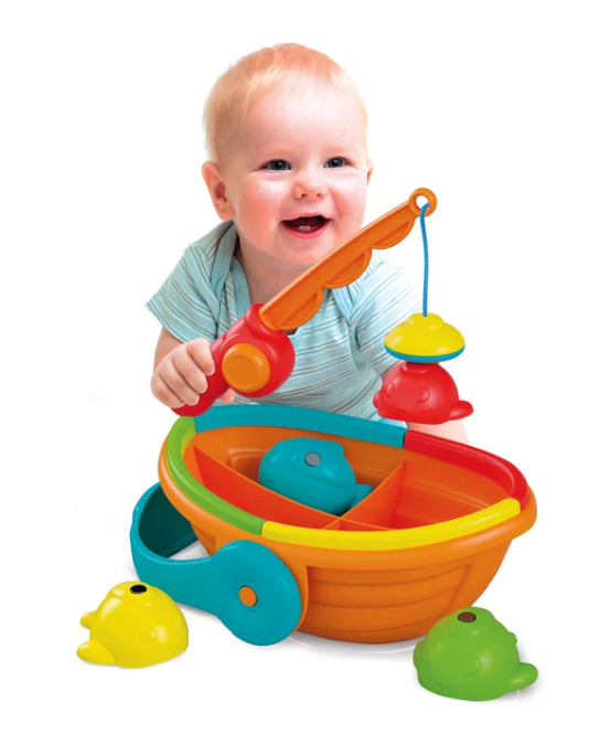 Rybářský prut s lodičkou a rybičkami – Clementoni