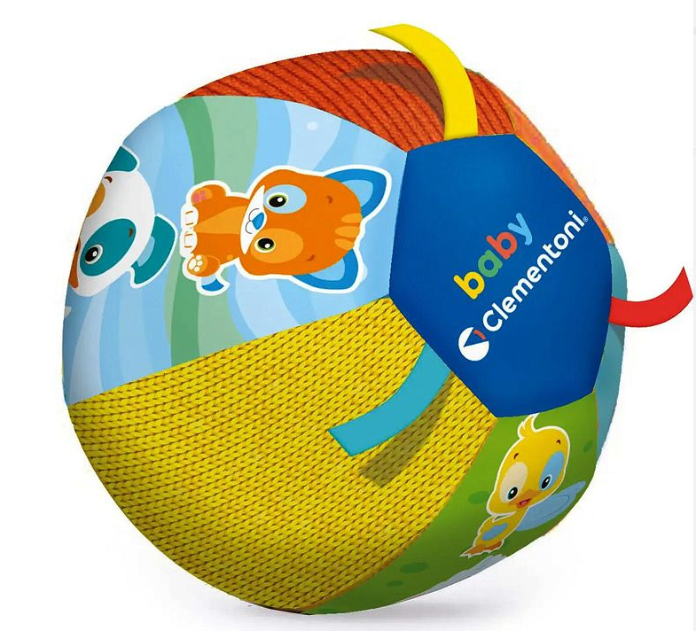 Měkký hudební míček se zvířátky pro miminka – Clementoni