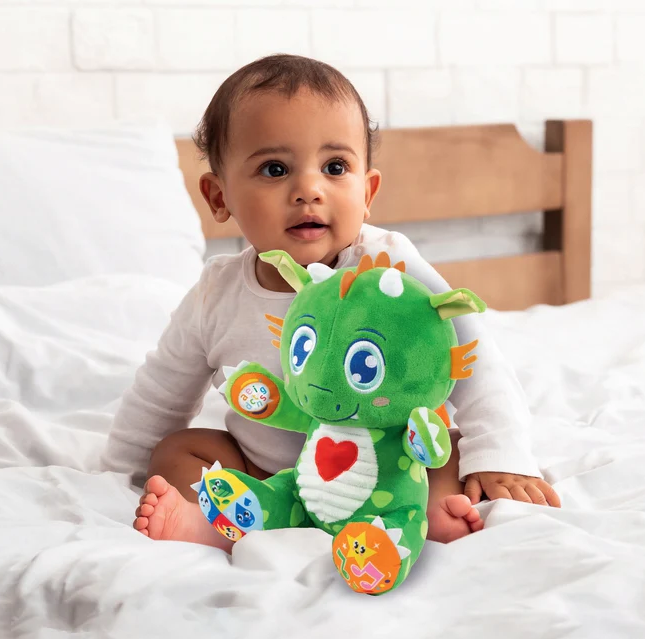 Mluvící plyšový drak s hudbou a světlem – Clementoni