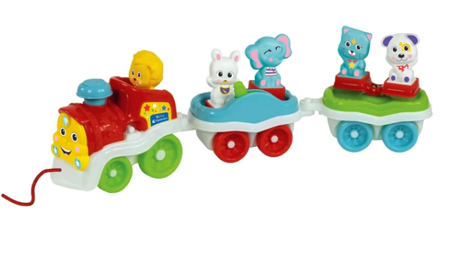 Interaktivní vláček se zvířátky s českým zvukem – Clementoni