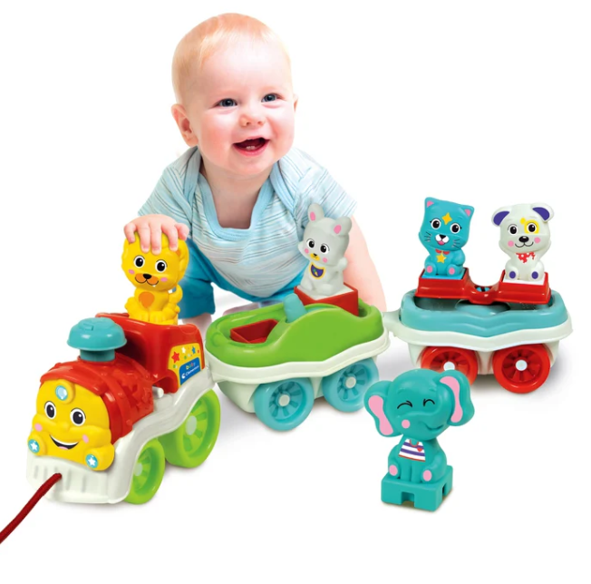 Interaktivní vláček se zvířátky s českým zvukem – Clementoni