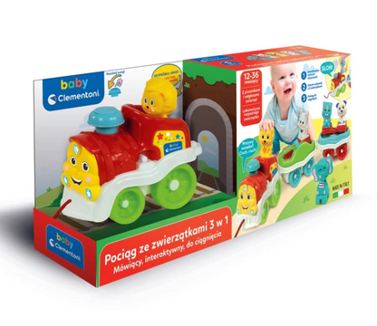 Interaktivní vláček se zvířátky s českým zvukem – Clementoni