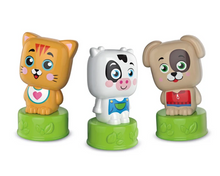 Clemmy kostky Sladká zvířátka s knížkou – Clementoni