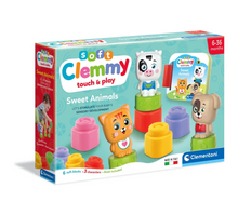 Clemmy kostky Sladká zvířátka s knížkou – Clementoni