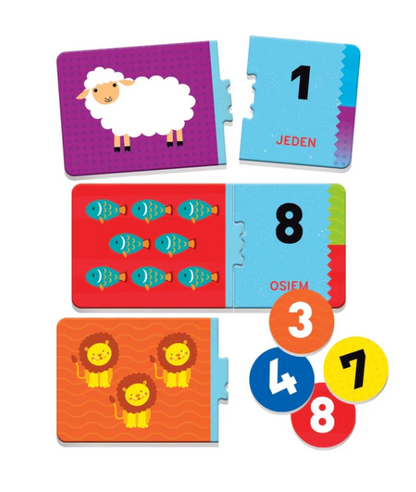 Educational Game Numbers Mathematics Learn & Have Fun Polish Language Clementoni 50767