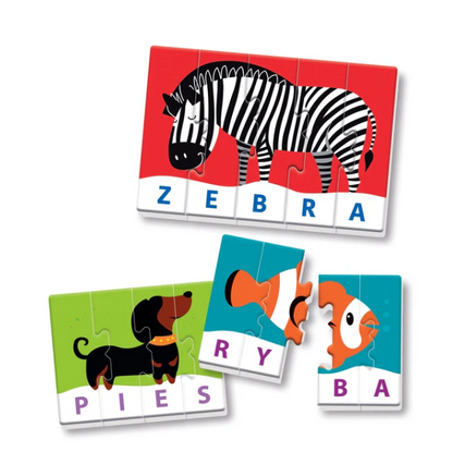 Vzdělávací hra puzzle Moje první slova – Clementoni