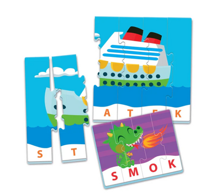 Vzdělávací hra puzzle Moje první slova – Clementoni