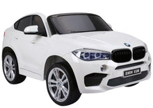 Elektrické autíčko BMW X6M bílé s dálkovým ovládáním – pro děti od 3 let