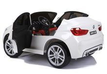 Elektrické autíčko BMW X6M bílé s dálkovým ovládáním – pro děti od 3 let