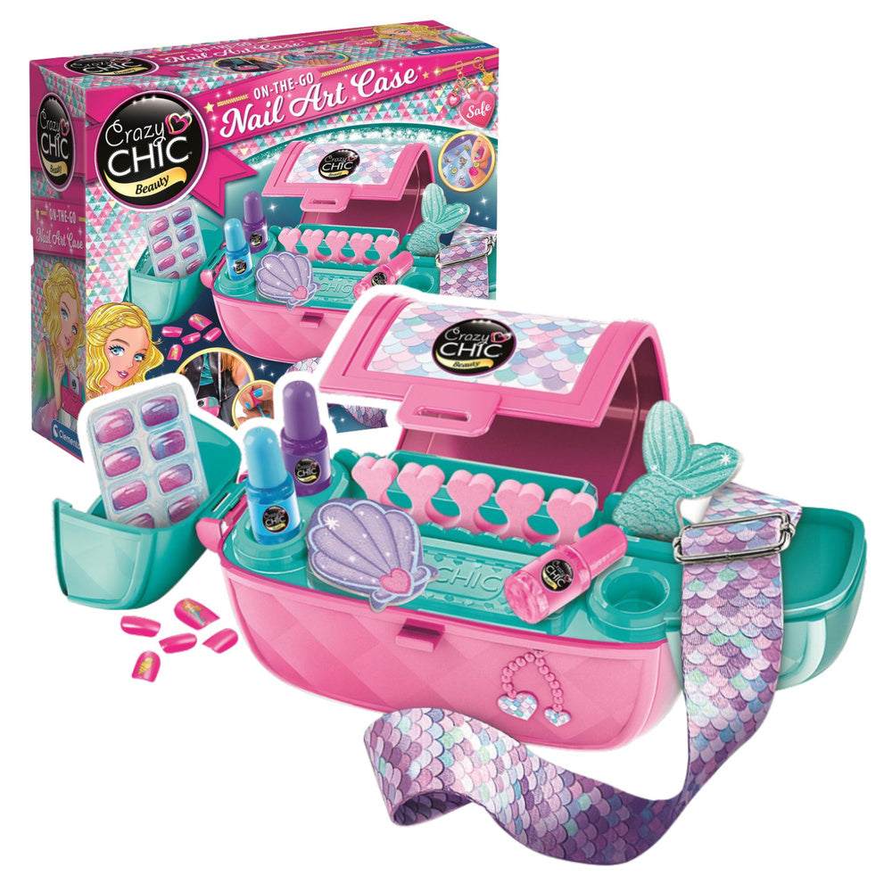 Mobilní nehtové studio v kabelce pro děti – Clementoni