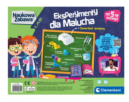 Vědecké experimenty pro malé vědce – Clementoni 50895