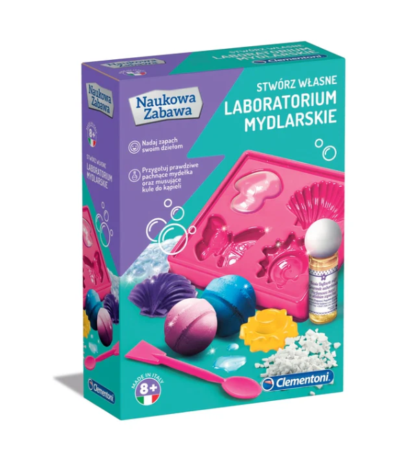 Laboratoř na výrobu mýdel s experimenty – Clementoni