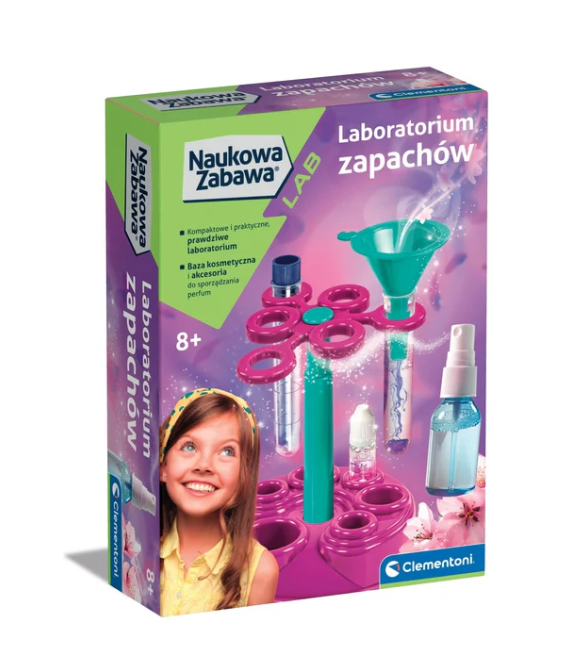 Laboratoř vůní – vědecká sada na výrobu parfémů – Clementoni