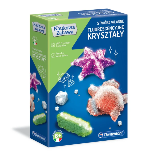 Sada na pěstování fluorescenčních krystalů – Clementoni
