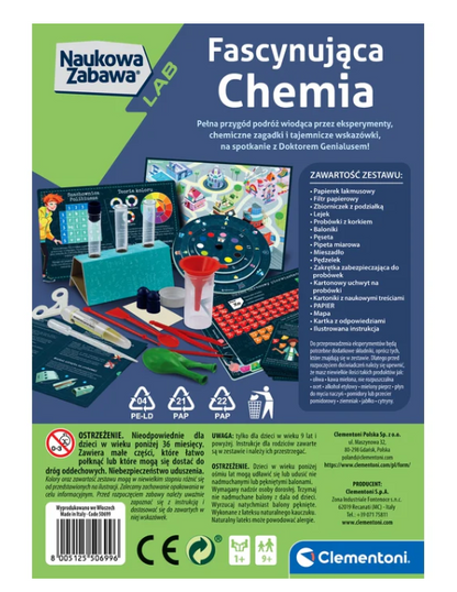 Chemická laboratoř s fascinujícími experimenty – Clementoni