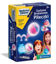 Vědecká sada Crazy Glitter Balls – Clementoni