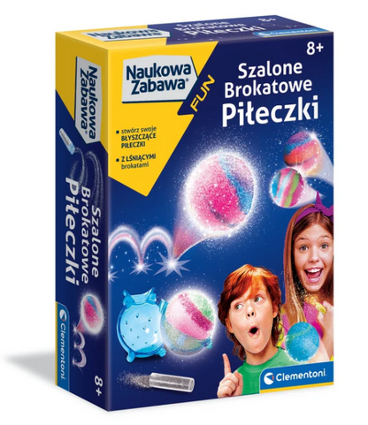 Vědecká sada Crazy Glitter Balls – Clementoni