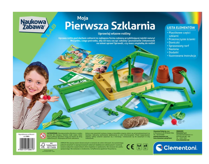 Skleník laboratoř pro děti s botanickými experimenty – Clementoni
