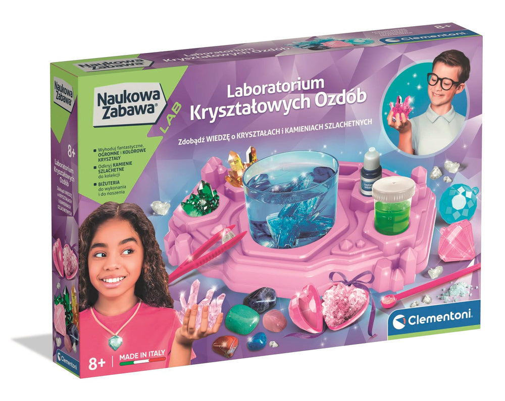 Laboratoř krystalových šperků s drahými kameny – Clementoni