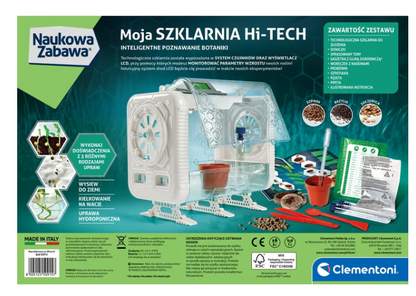 Skleník HI-TECH s botanickými experimenty – Clementoni