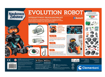 Science & Play Set Evolution Robot 2.0 App Bluetooth Electric Motor Polish Language Clementoni 50818