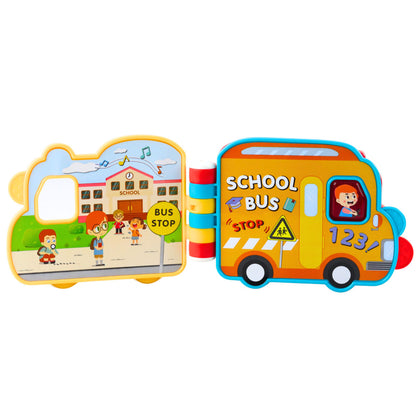 Interaktivní vzdělávací kniha Vozidla se zvuky a pohyblivými prvky