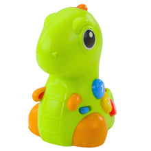 Interaktivní dinosaurus na kolečkách se světly a zvuky – od 6 měsíců