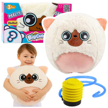 Nafukovací plyšový míč s kočičkou 50 cm s pumpičkou – BigCutePet