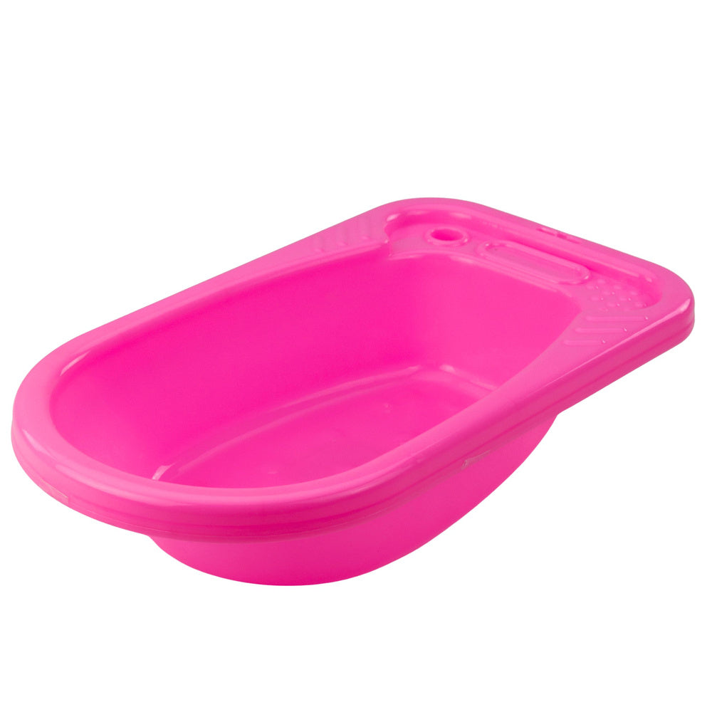 Koupelový set pro panenky s vaničkou a příslušenstvím – růžový