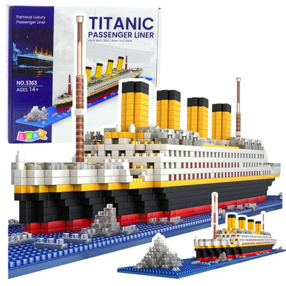 Stavebnice Titanic – 3D model lodi s 1878 díly