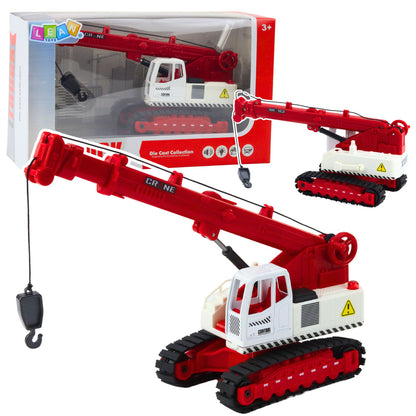 Pásový jeřáb s otočnou kabinou, světlem a zvukem – kov