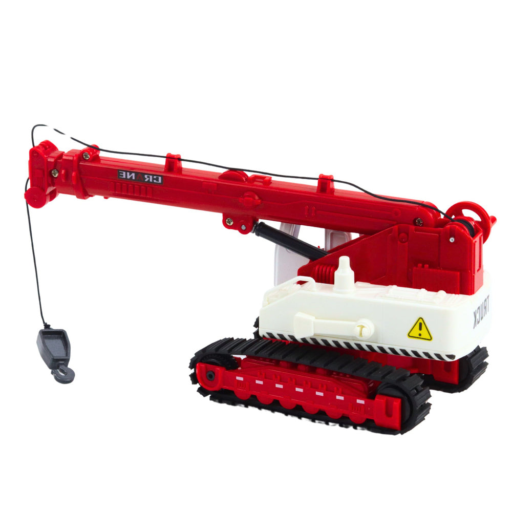 Pásový jeřáb s otočnou kabinou, světlem a zvukem – kov