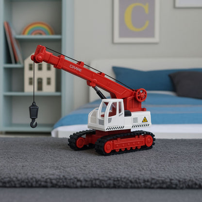 Pásový jeřáb s otočnou kabinou, světlem a zvukem – kov