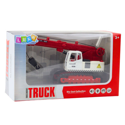 Pásový jeřáb s otočnou kabinou, světlem a zvukem – kov