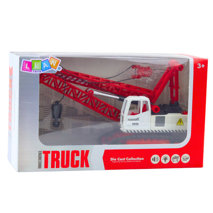 Pásový jeřáb s otočnou kabinou a světelnými efekty – kov