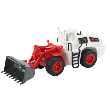 Bagr s pohyblivou korbou, světly a zvuky – stavební vozidlo