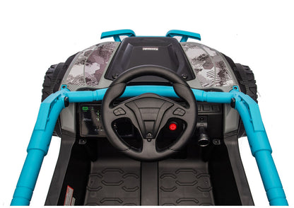 Elektrické autíčko Kawasaki JS330 24V – černé a modré